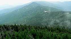 View from Mount Mitchell, North Carolina at 6,684 ft (2,037 m), the highest peak east of the Mississippi River