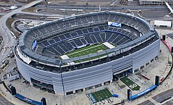 MetLife Stadium, current home of the Giants