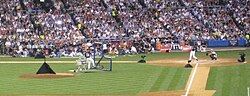 Josh Hamilton participating in the 2008 Derby, where he would ultimately finish second.