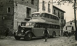 Bus servise requisitioned by the CNT and the UGT, 1936