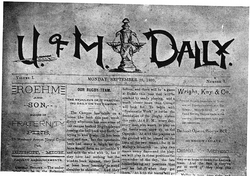 First issue of The Daily in 1890