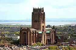 Liverpool Cathedral, the largest cathedral in the UK