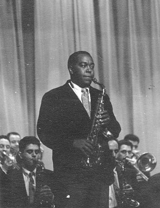 Parker performing in 1954