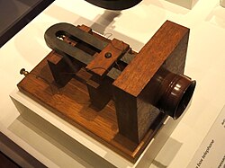 Alexander Graham Bell's big box telephone, 1876, one of the first commercially available telephones - National Museum of American History