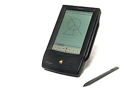 Newton MessagePad with stylus