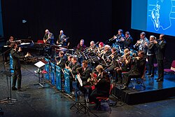 A big band concert in Lappeenranta, Finland