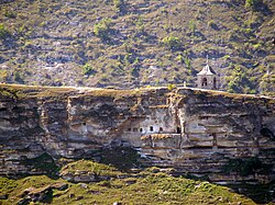 Cave churches at Old Orhei, part of the only national park in the country