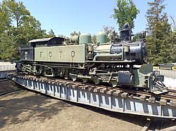 Kitson-Meyer 3349, year 1909, preserved in the Santiago Railway Museum.