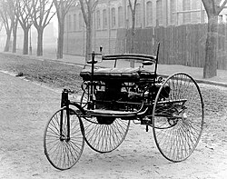 The Benz Patent-Motorwagen, built in 1885