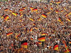 The 2006 World Cup saw a widespread public display of the German national flag.