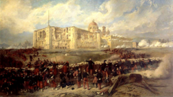 General Bazaine Attacks Fort San Xavier During the Siege of Puebla by Jean-Adolphe Beaucé, 1867