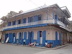 Creole architecture in Cap-Haïtien, previously Cap-Français