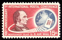 Montgomery Blair on a 1963 stamp