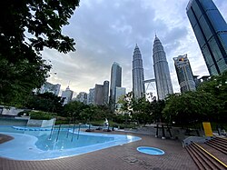 The Kuala Lumpur City Centre (KLCC) in 2020