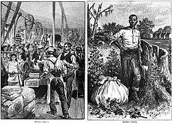 "Northern Industry" and "Southern Industry" before the American Civil War (Scribner's Popular History of the United States, 1896)