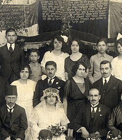 Jewish wedding in Aleppo, Syria, 1914