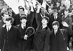The 1960s British Invasion marked a period when the US charts were inundated with British acts such as the Beatles (pictured 1964).