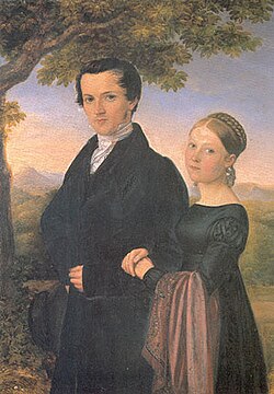 Friedrich Silcher and his wife 1822