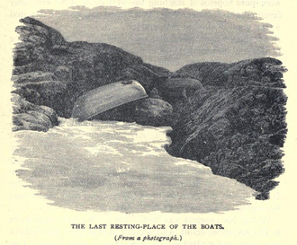 Boats and supplies were stored on Greenland's east coast
