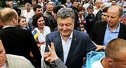 Poroshenko in Melitopol (2014)