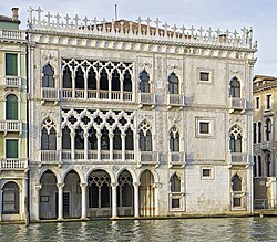 Ca' d'Oro on the Grand Canal, 1428–1430