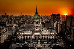 Argentine National Congress, seats the Chamber of Deputies and the Senate.