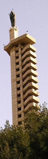 Our Lady of Zahlé and Bekaa. Taken in the 1970s