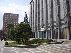 Şanlıurfa Municipality Building on the right