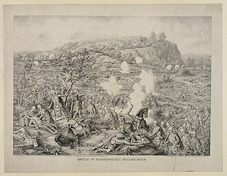 The Battle of Magersfontein, at which Methuen suffered a serious defeat, during the Second Boer War