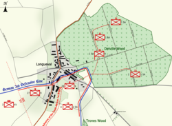 Positions on 14 July 1916
