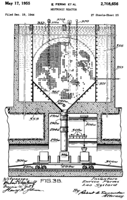 An image from the Fermi–Szilard "neutronic reactor" patent