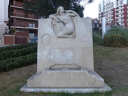 Allegory of the Italian Argentines of Molise region origin in Mar del Plata