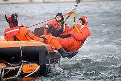 SAR training by the Estonian Border Guard.
