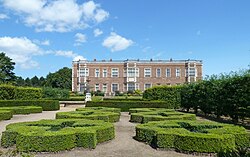 The mansion and garden at Temple Newsam