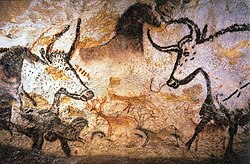 Paleolithic cave paintings from Lascaux in France (c. 15,000 BCE)