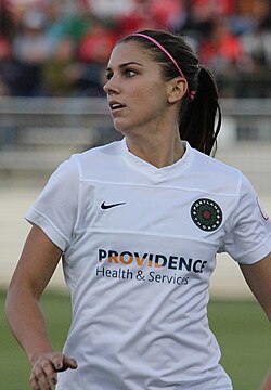 Morgan with the Portland Thorns in 2014