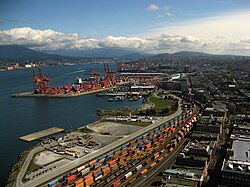 The Port of Vancouver is the largest port in Canada and the third-largest port in the Americas (by tonnage).