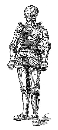 Armour of an early 16th-century man-at-arms