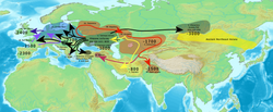 Early Indo-European migrations from the Pontic steppes and across Central Asia, and encounter with Ancient Northeast Asian populations.