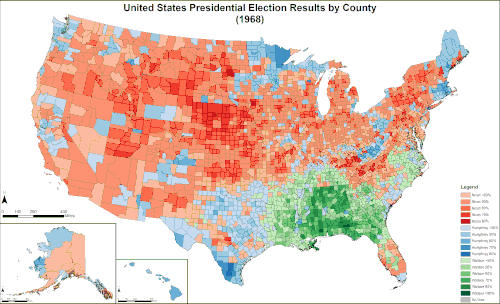 Election results by county