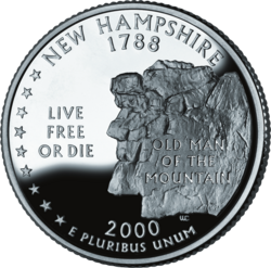 Live Free or Die, the motto of New Hampshire on its state quarter