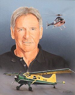 Ford's 2010 International Air & Space Hall of Fame portrait in the Air & Space Museum in San Diego
