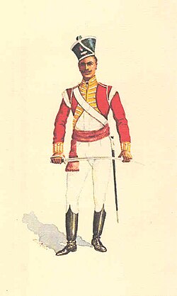 Subedar of the 21st Bengal Native Infantry (1819)