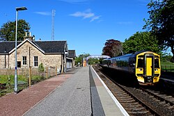Tain station is the terminus for some Far North Line services.