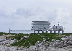 Scientific naval base Simón Bolívar on Isla de Aves – Venezuela