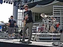 Blink-182 performing live in 2009