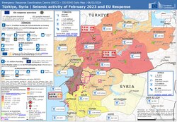 EU response on the 2023 Turkey-Syria earthquake, EU Emergency Response Coordination Centre (ERCC)