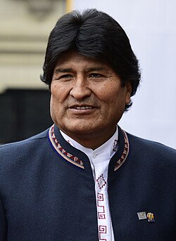 Evo Morales in 2017