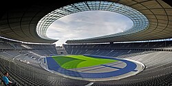 The Olympiastadion in Berlin hosted the final.