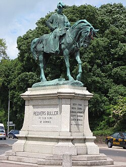 1905 bronze Equestrian statue of Sir Redvers Buller in Exeter, by Adrian Jones[19]